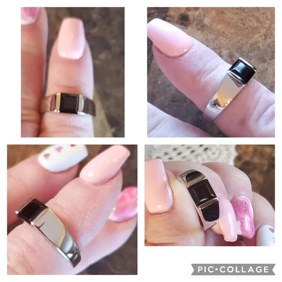 (John) Genuine 2ct Garnet Mens Ring Size 8 - Picture 4 of 8